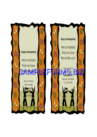 Holiday Invitation Template 2 docx pdf free